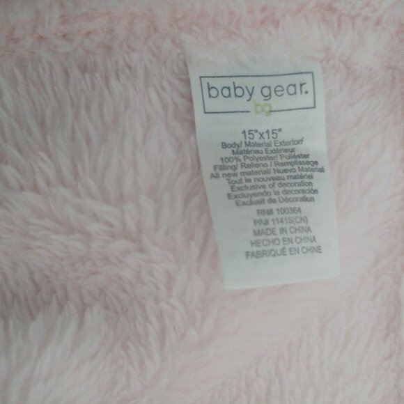 SECURITY Blanket BABY GEAR PINK White Teddy BEAR Heart LOVEY Plush Thank HEAVEN - Picture 10 of 11